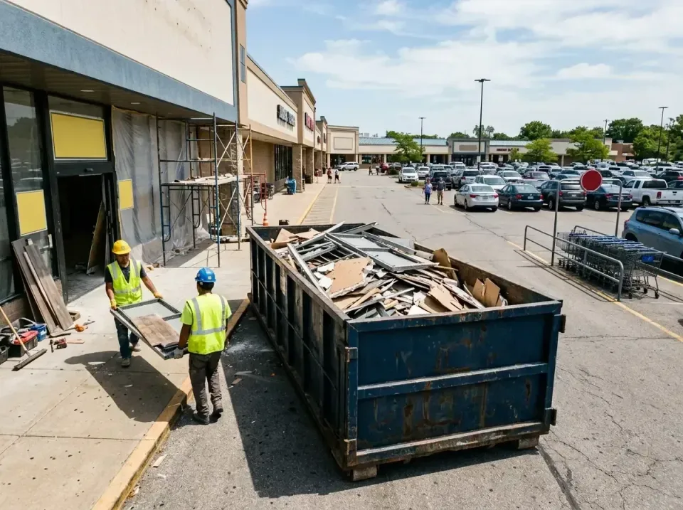 retail-store-renovation-debris-003 — frequently asked questions, Roll-off Dumpster Rentals in Clearlake Oaks, CA